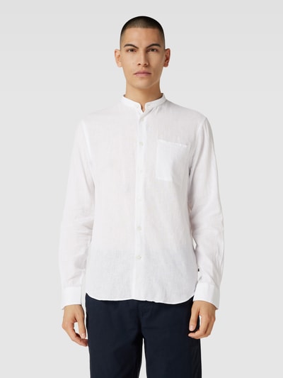 Matinique Regular fit vrijetijdsoverhemd met borstzak, model 'trostol China' Offwhite - 4