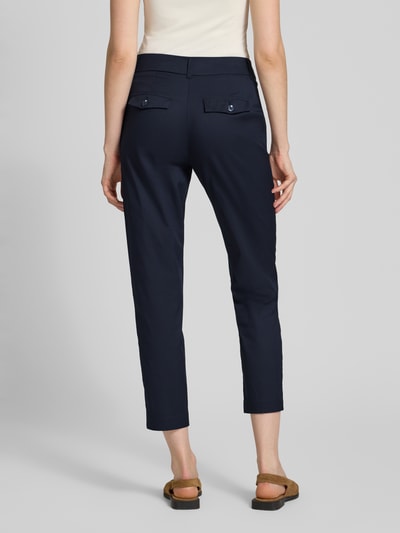 Christian Berg Woman Slim Fit Stoffhose in verkürzter Passform Dunkelblau 5