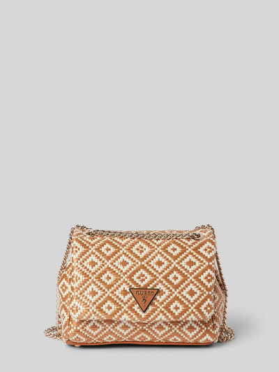 Guess Crossbody Bag mit Allover-Muster Beige 2