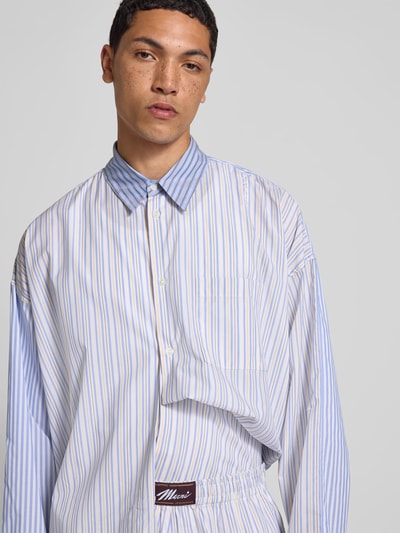 Marni Regular Fit Freizeithemd mit Kentkragen Hellblau 3