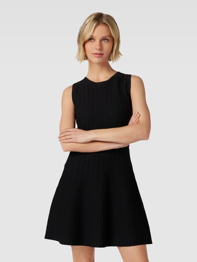 Jake*s Collection Ärmelloses Cocktailkleid mit Streifenmuster Black 4