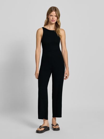 EDITED Kombinezon z efektem prążkowania model ‘Remi’ Czarny 1