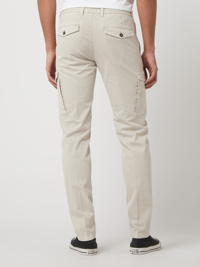 Marc O'Polo Shaped Fit Cargohose mit Stretch-Anteil Modell 'Stig' Beige 5