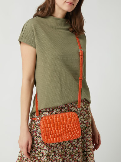 LIEBESKIND BERLIN Crossbody Bag in Kroko-Optik Modell 'Luka' Orange 1