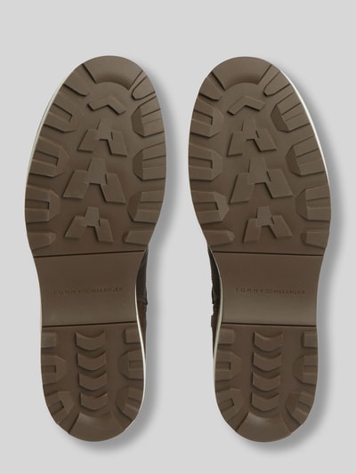 Tommy Hilfiger Schnürstiefel aus echtem Rindsleder Dunkelbraun 3