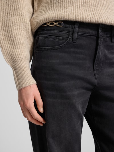 s.Oliver RED LABEL Jeansy z szeroką, poszerzaną nogawką z mieszanki bawełny Antracytowy 3