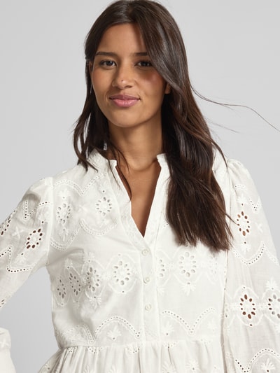 Apricot Sukienka o długości do kolan z koronką szydełkową Złamany biały 3