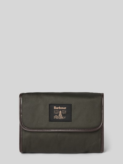 Barbour Toilettas van puur katoen Olijfgroen - 1