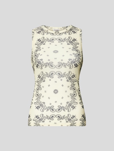 Nanushka Blusentop mit Paisley-Dessin Sand 2