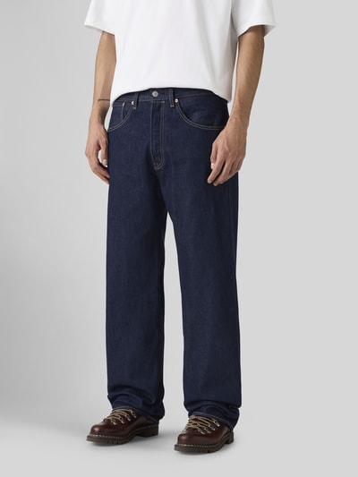 Levi's® Jeans o kroju loose fit z czystej bawełny model '501® LOOSE' Ciemnoniebieski 3
