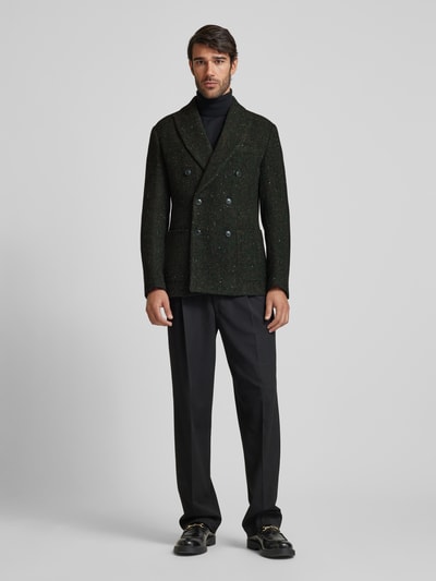 SELECTED HOMME Slim fit 2-knoops colbert met reverskraag, model 'MORRIS' Donkergroen - 1