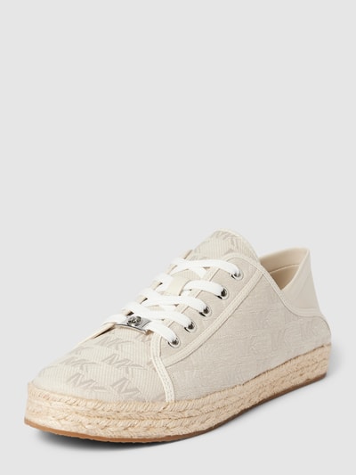 MICHAEL Michael Kors Sneakersy z detalami z logo model ‘LIBBY’ Brudny biały 1