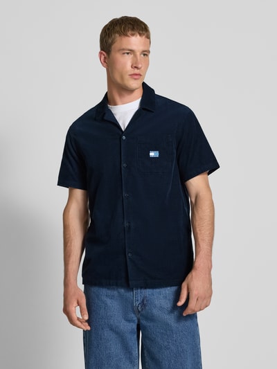 Tommy Jeans Regular Fit Cordhemd aus reiner Baumwolle Marine 4