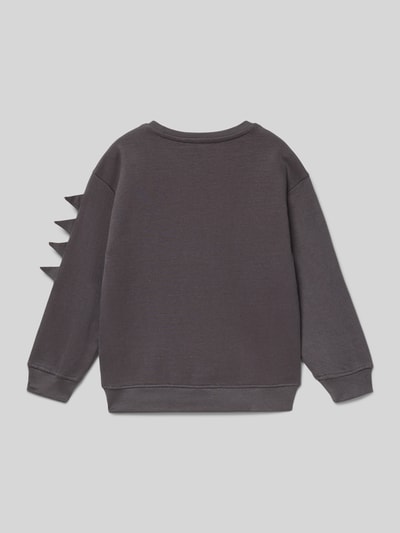 Blue Seven Regular Fit Pullover mit Allover-Motiv-Print Graphit 3