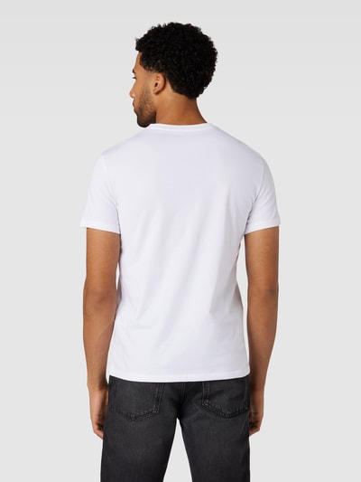 ARMANI EXCHANGE T-shirt z nadrukiem z logo model ‘milano/nyc’ Biały 5