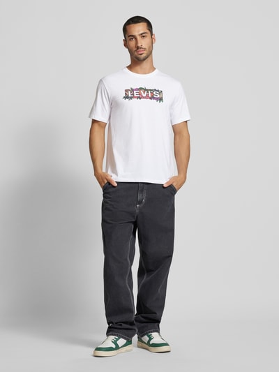 Levi's® T-shirt z nadrukiem z logo Biały 1