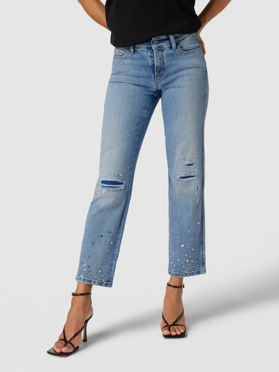 Cambio Jeans in 5-pocketmodel, model 'PARIS' Lichtblauw - 4