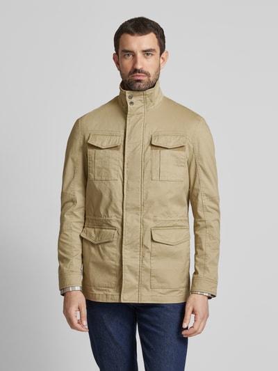 Christian Berg Men Jacke mit Pattentaschen Beige 4