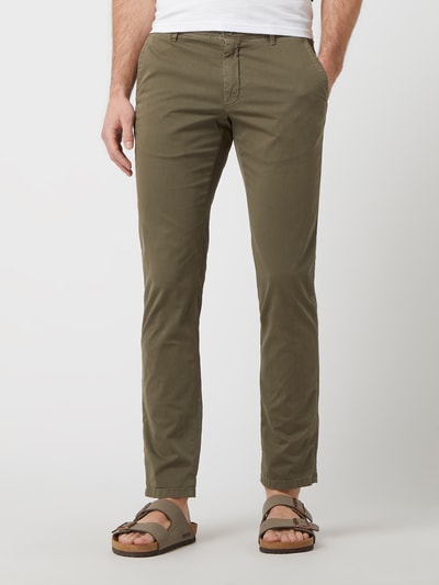 JOOP! Jeans Modern fit chino met stretch, model 'Matthew' Groen - 4