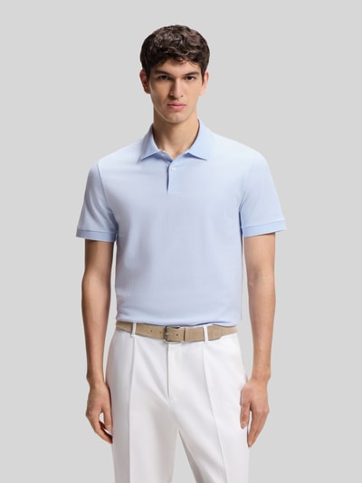 BOSS Regular Fit Poloshirt aus reiner Baumwolle Modell 'H-PARLAY 102' Bleu 4