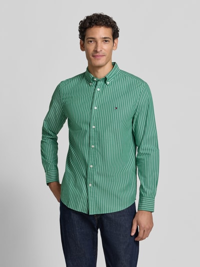 Tommy Hilfiger Body Fit Freizeithemd aus reiner Baumwolle Gruen 4