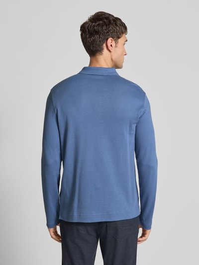 Christian Berg Men Regular Fit Poloshirt mit Knopfleiste Jeansblau 5