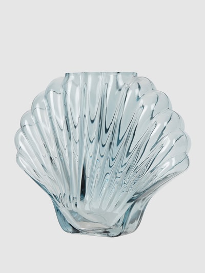 Doiy Vase aus Glas Modell 'Seashell' Bleu 1