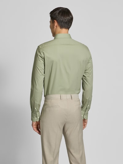 BOSS Regular Fit Businesshemd aus Baumwoll-Elasthan-Mix Gruen 5