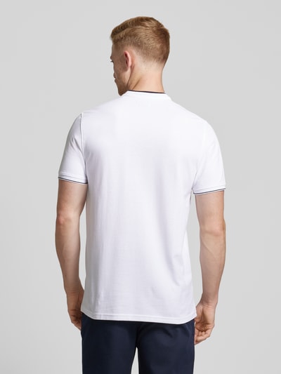 MCNEAL Poloshirt mit kurzer Knopfleiste Weiss 5