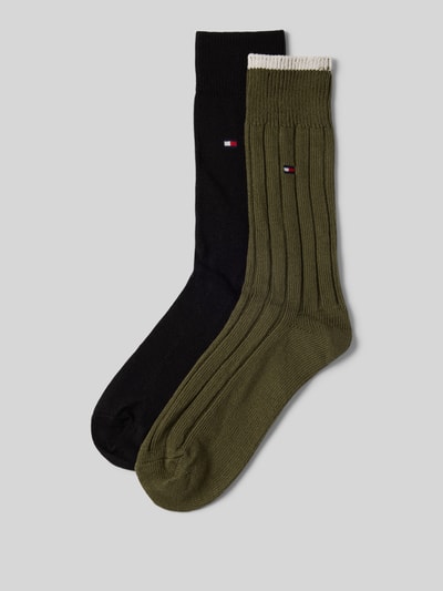 Tommy Hilfiger Strümpfe aus Baumwoll-Mix im 2er-Pack Khaki 1