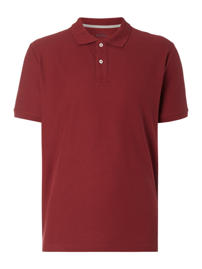 Montego Poloshirt aus Piqué Bordeaux 1