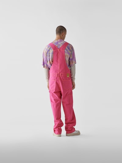 Jacquemus Latzhose mit Denim-Finish Pink 5