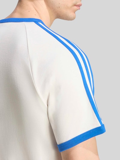 adidas Originals Regular fit t-shirt van puur katoen model '3S' Offwhite - 5