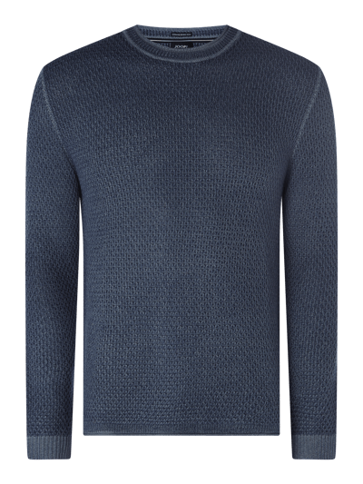 JOOP! Collection Pullover aus Merinowolle Jeansblau 1