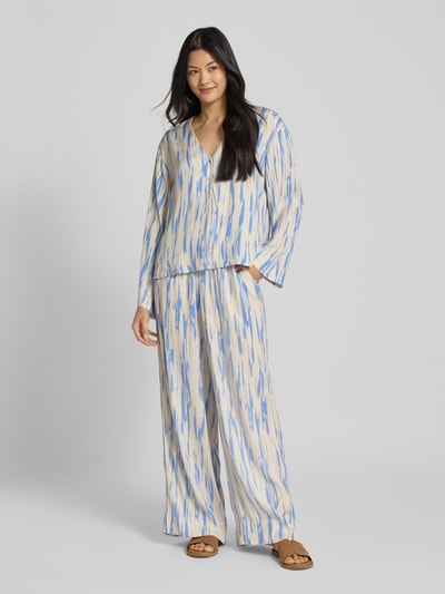 Selected Femme Bluzka o kroju regular fit z wiskozy z dekoltem w serek model ‘BAELA’ Złamany biały 1