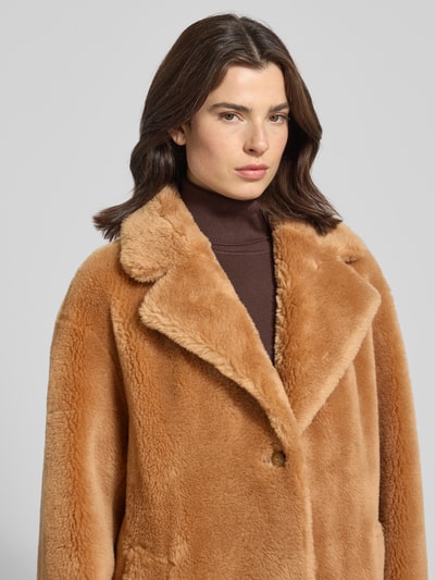 STAND STUDIO Lange jas van imitatiebont, model 'Gabriella' Beige - 3