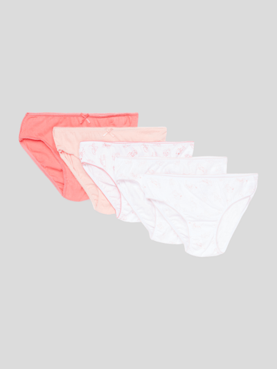 OVS Slip met all-over motief in een set van 5 stuks, model 'BRIEFS' Roze - 1