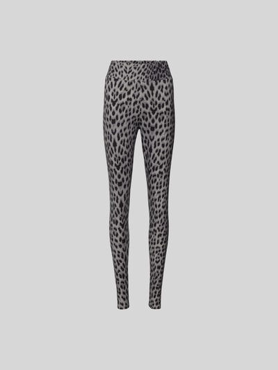 OH APRIL Leggings mit elastischem Bund Hellgrau 2