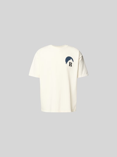 RHUDE Regular Fit T-Shirt mit Logo-Print Offwhite 2