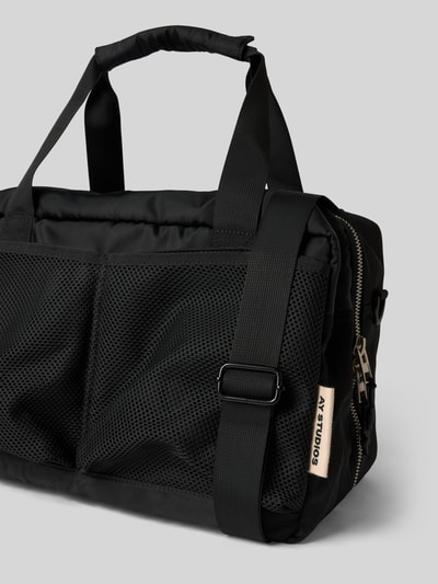 AY STUDIOS Weekender mit Logo-Detail Black 2