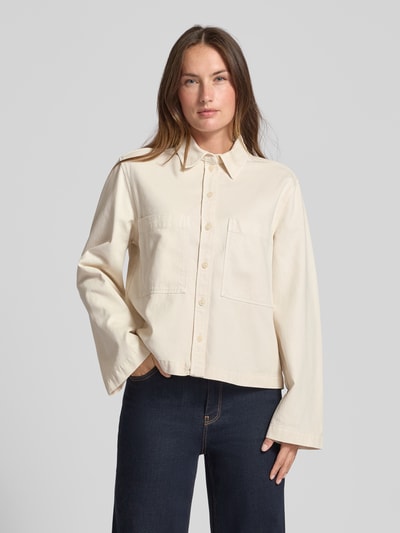 JAKE*S STUDIO WOMAN Bluzka koszulowa z listwą guzikową Écru 4