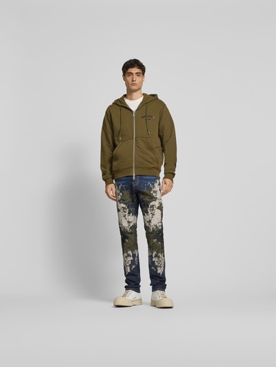 Dsquared2 Sweatjacke mit Reißverschluss Oliv 1