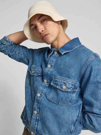 WON HUNDRED Jeansjacke mit Knopfleiste Blau 3