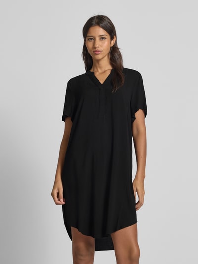 Tom Tailor Oversized Minikleid aus reiner Viskose Black 4