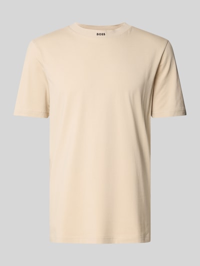 BOSS Green T-Shirt mit Label-Print Beige 2