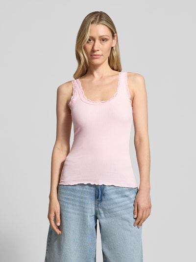 VERO MODA Slim Fit Tank Top aus Bio-Baumwoll-Mix Modell 'NANA' Rosa 4
