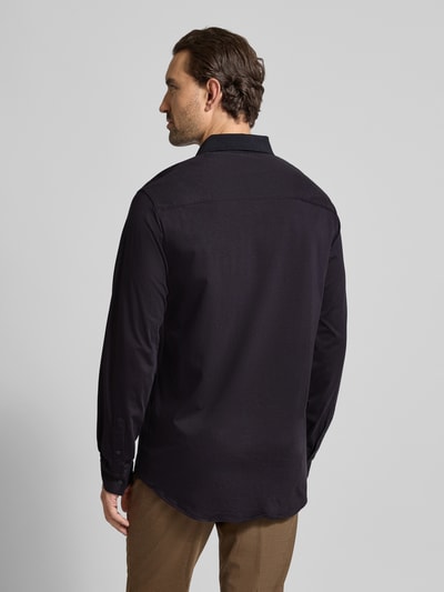 ARMANI EXCHANGE Regular Fit Freizeithemd mit Polokragen Marine 5