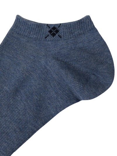 Burlington Sneakersocken mit Stretch-Anteil im 2er-Pack Modell 'Everyday' Jeansblau 3