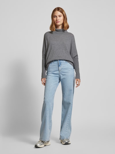 Vero Moda Wide Fit High-Waist-Jeans mit Strassstein-Besatz Modell 'TESSA' Hellblau 1