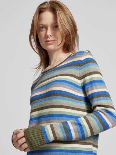 Christian Berg Woman Strickpullover mit Rundhalsausschnitt Schilf Melange 3